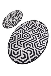 Mijölnir Juego de alfombras de baño Line Djt Multicolor, 2 piezas